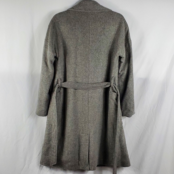 Madewell Belted Wool Wrap Coat in Grey - XXS - Picture 8 of 8